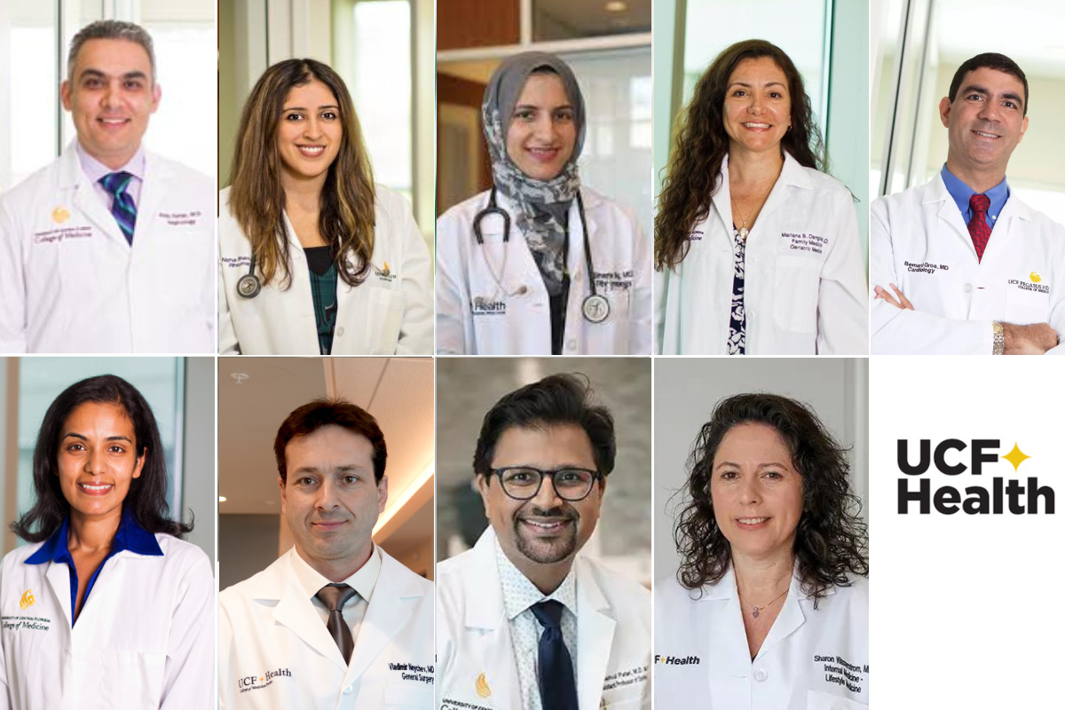 UCF Health Physicians Named Top Docs | UCF Health