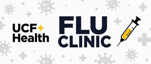 UCF Health's Fall 2026 free flu clinic schedule for Lake Nona and East Orlando locations